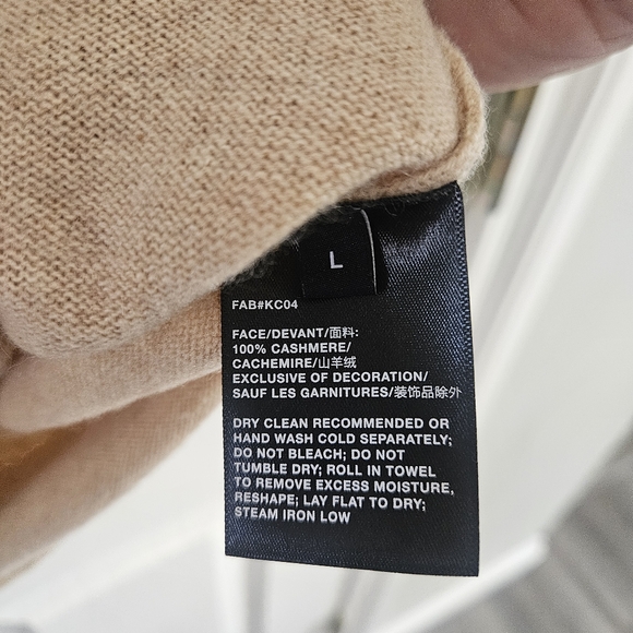 NWOT Lafayette 148 New York Cashmere Crew Neck Short Sleeve Sweater - Picture 8 of 8